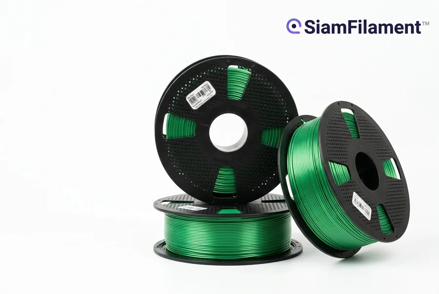 PLA+Silk (ผิวเงาไหม) - Green
