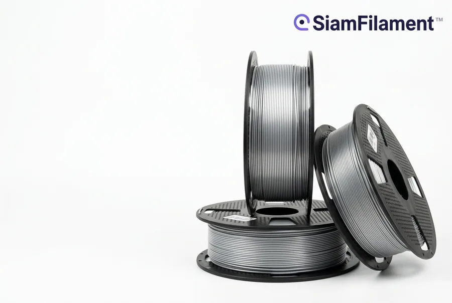 PLA+Silk (ผิวเงาไหม) - Silver